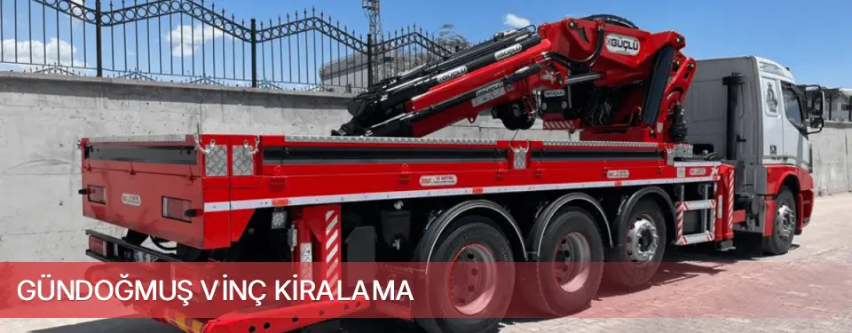 Gündoğmuş İlçemi Vinç Kiralama